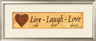 Live, Laugh Love by Grace Pullen Pricing Limited Edition Print image