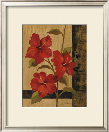 Hibiscus Branch Ii by Silvia Vassileva Pricing Limited Edition Print image
