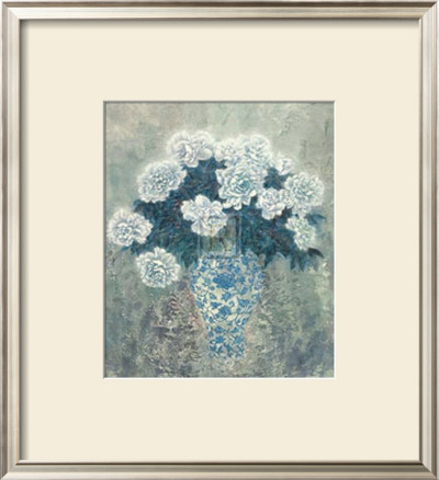 White Peonies by Cai Xiaoli Pricing Limited Edition Print image