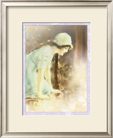 The Magic Mirror by Bessie Pease Gutmann Pricing Limited Edition Print image