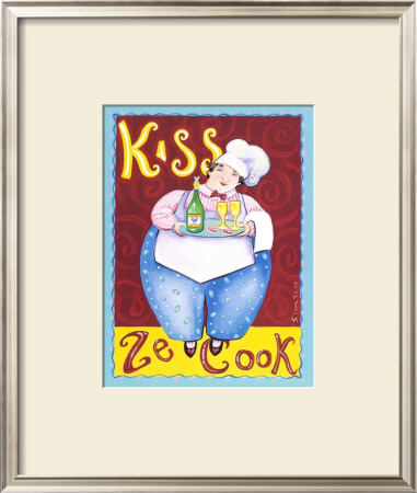 Kiss Ze Cook by Dana Simson Pricing Limited Edition Print image