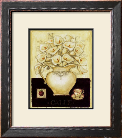 White Callas And Blackberry by G.P. Mepas Pricing Limited Edition Print image
