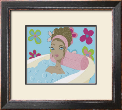 Girl In Bathtub With Flowers by Clara Almeida Pricing Limited Edition Print image