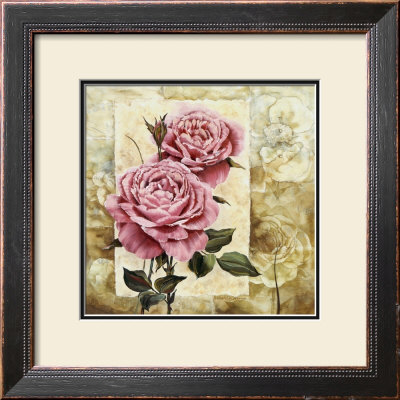 Cottage Rose In Bloom by Richard Henson Pricing Limited Edition Print image