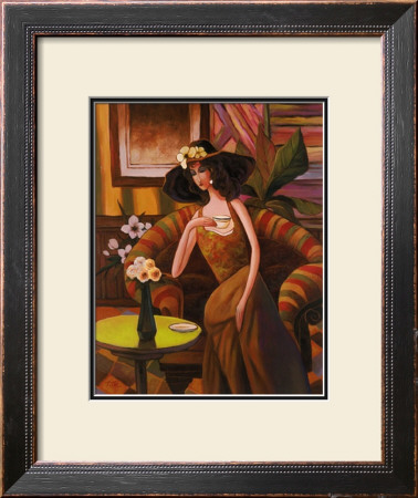 Tea Time, Right Panel by T. C. Chiu Pricing Limited Edition Print image