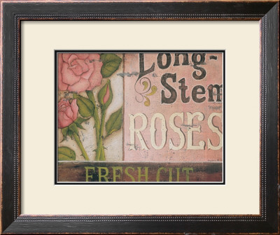 Long Stem Roses by Kim Lewis Pricing Limited Edition Print image