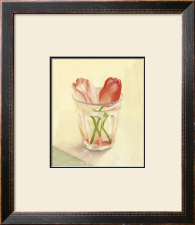 Orange Flowers In Glass by Cuca Garcia Pricing Limited Edition Print image
