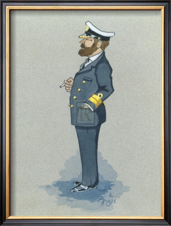 The Naval Captain by Simon Dyer Pricing Limited Edition Print image