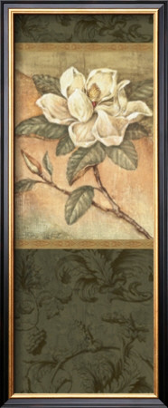 Burlap Magnolia Panel Ii by Tina Chaden Pricing Limited Edition Print image