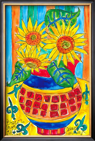 Sunflower Floral Surprise by Deborah Cavenaugh Pricing Limited Edition Print image