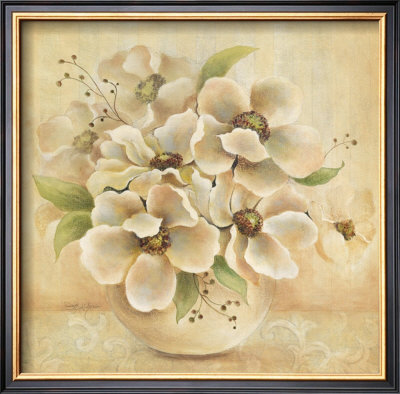 Bowl Of Magnolias by Janet Brignola-Tava Pricing Limited Edition Print image