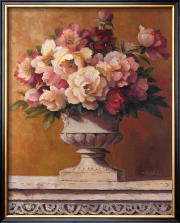 Flowers In Urn I by T. C. Chiu Pricing Limited Edition Print image