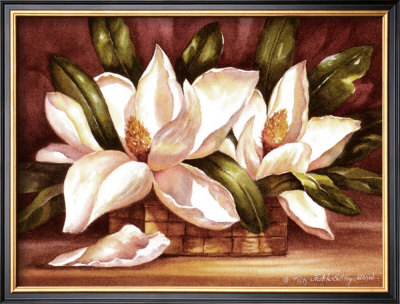 Blossoming Magnolias by Peggy Thatch Sibley Pricing Limited Edition Print image