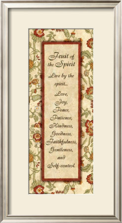 Words To Live By: Fruit Of The Spirit by Debbie Dewitt Pricing Limited Edition Print image