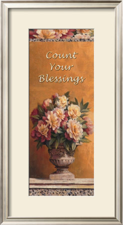 Count Your Blessings Floral by T. C. Chiu Pricing Limited Edition Print image