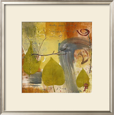 Three Green Leaves by Barbara Marcus-Mckenna Pricing Limited Edition Print image