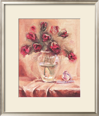 Pearls And Small Bottle by Scott Norman Pricing Limited Edition Print image