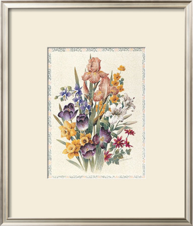 Tulips And Iris by T. C. Chiu Pricing Limited Edition Print image