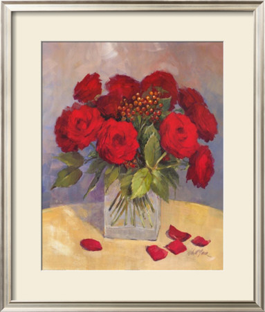 Red Roses And Berries by Peter Mcgowan Pricing Limited Edition Print image