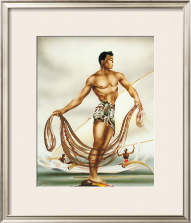 Net Fisherman by Gill Pricing Limited Edition Print image