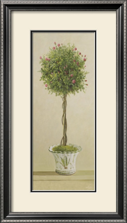Pink Rose Topiary I by Welby Pricing Limited Edition Print image