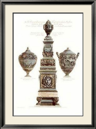 Classical Urns And Vases by Giovanni Battista Piranesi Pricing Limited Edition Print image
