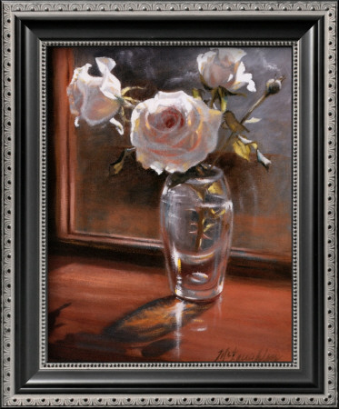 Roses By The Window by Jan Mclaughlin Pricing Limited Edition Print image