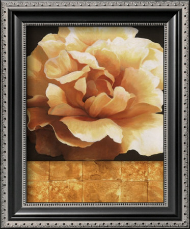 Magnolia Gold Tile Ii by T. C. Chiu Pricing Limited Edition Print image