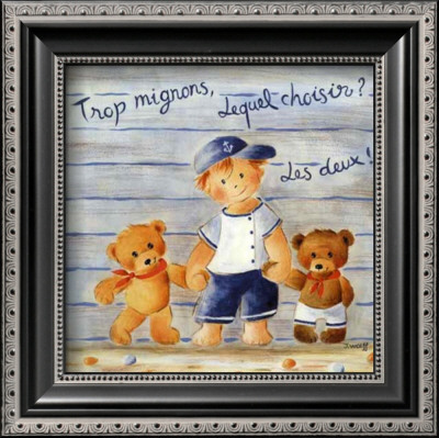 Trop Mignons, Lequel Choisir? by Joëlle Wolff Pricing Limited Edition Print image