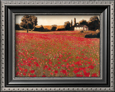 Rolling Scarlet Hills by James Wiens Pricing Limited Edition Print image