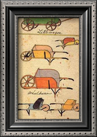 Little Wagon And Wheelbarrow by Henry Lapp Pricing Limited Edition Print image