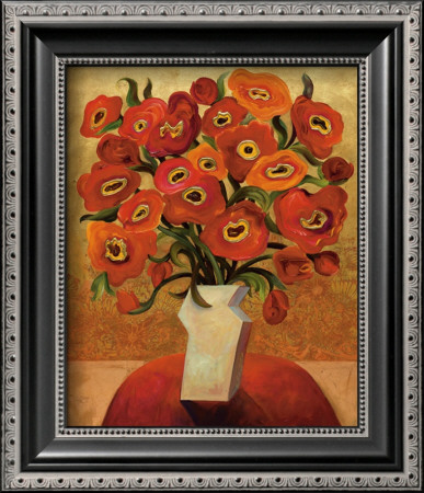 Red Blooms by Shelly Bartek Pricing Limited Edition Print image