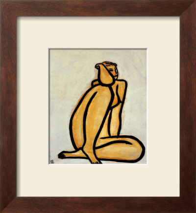 Seated Nude by Sanyu Pricing Limited Edition Print image