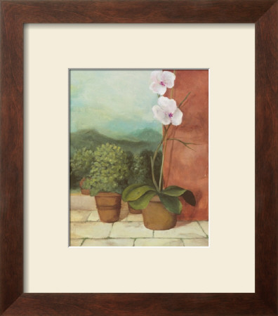 White Flowers In Pot by Klaus Gohlke Pricing Limited Edition Print image