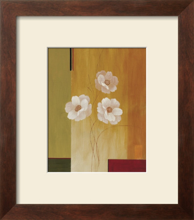 Three White Flowers Ii by Fernando Leal Pricing Limited Edition Print image