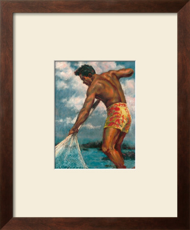 Island Fisherman by Mickelson Pricing Limited Edition Print image