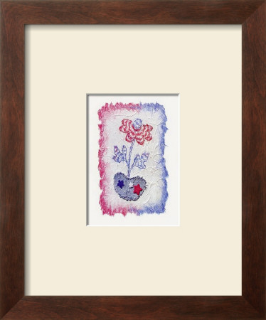 Denim Floral I by Evelyn Pricing Limited Edition Print image