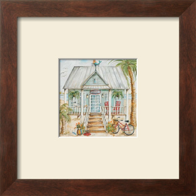 Green Beach House by Kate Mcrostie Pricing Limited Edition Print image