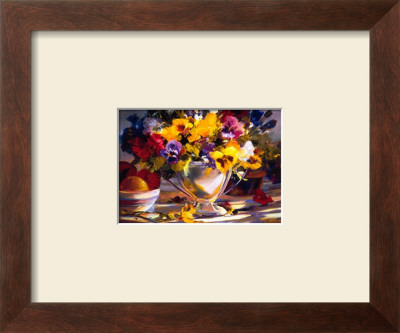 Pansies In Silver by Betty Carr Pricing Limited Edition Print image