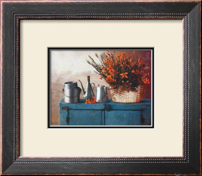 Flowers On Gramma's Sideboard Ii by M. De Flaviis Pricing Limited Edition Print image