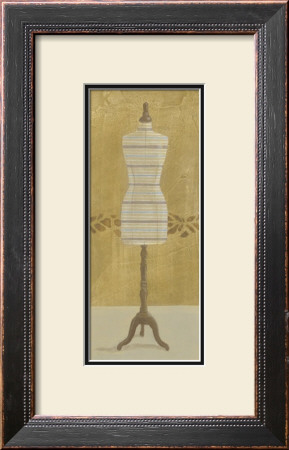 Striped Dress On Mannequin by Cuca Garcia Pricing Limited Edition Print image