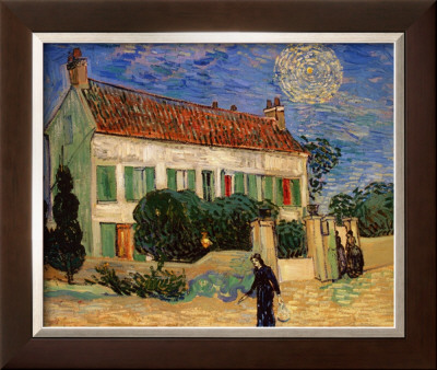 White House At Night by Vincent Van Gogh Pricing Limited Edition Print image