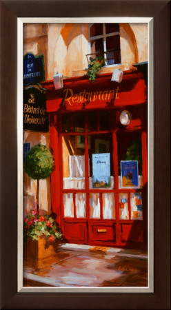 Left Bank Bistro by George Botich Pricing Limited Edition Print image