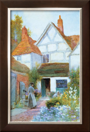 Cottage Garden by Arthur Claude Strachan Pricing Limited Edition Print image