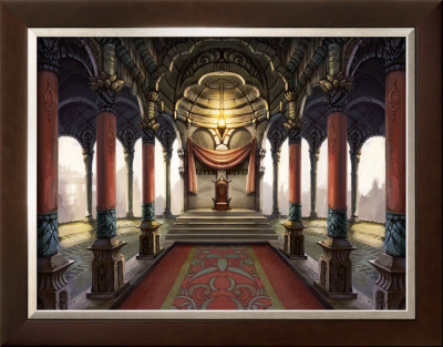 Inside The Castle Of The Orient: The King Who Sits On The Throne by Kyo Nakayama Pricing Limited Edition Print image