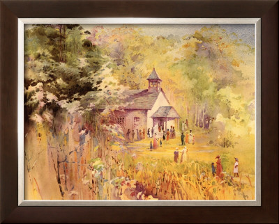 The Plantation Church by Alice Huger Smith Pricing Limited Edition Print image