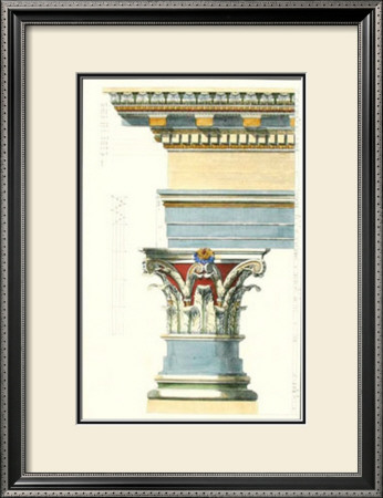 Column And Cornice I by Giovanni Battista Borra Pricing Limited Edition Print image