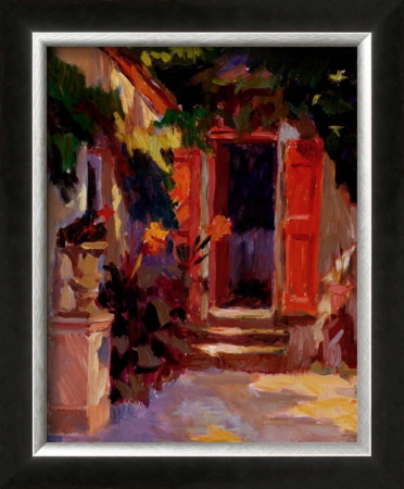 Red Shutters by Camille Przewodek Pricing Limited Edition Print image