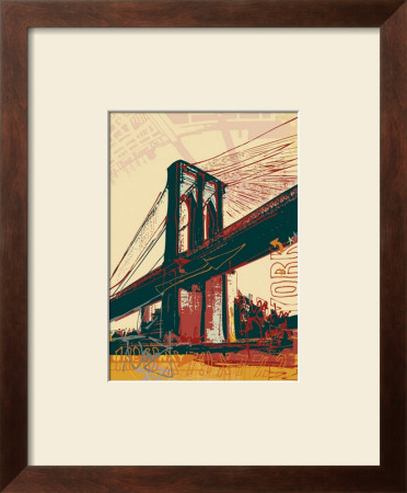 Brooklyn Bridge by Rod Neer Pricing Limited Edition Print image