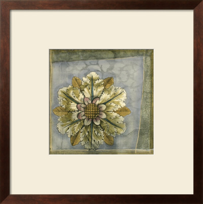 Rosette And Damask I by Jennifer Goldberger Pricing Limited Edition Print image